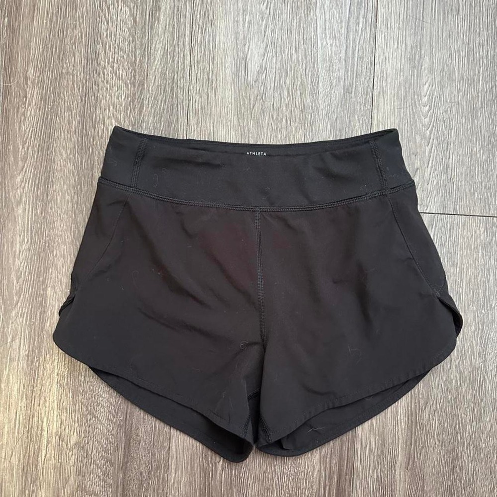 Athleta Girl Run The World 3 Inch Shorts Black Size S 7